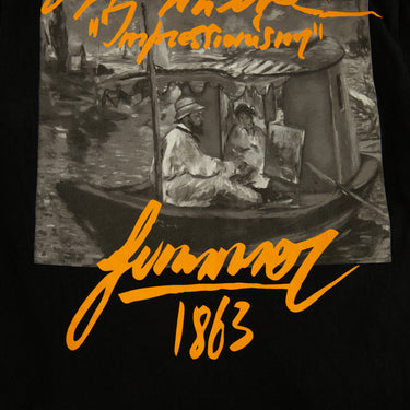 The front print of the Off-White Impressionism Long Sleeve T Shirt.