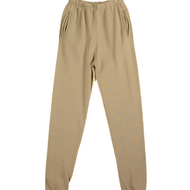 The front of Joah Brown LA Sand Sweatpants in a sand beige color.