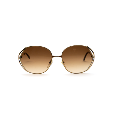 The front view of Dior 2302 Gradient Brown Sunglasses depicting the stylish brown gradient lenses.