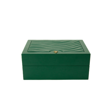 The box of the Rolex Datejust 41mm 2019 Blue face.