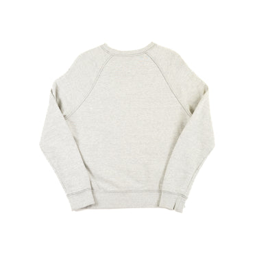 The back view of the grey Louis Vuitton Peace & Love Sweatshirt.