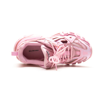 The top of the Balenciaga Pink Track Trainers.