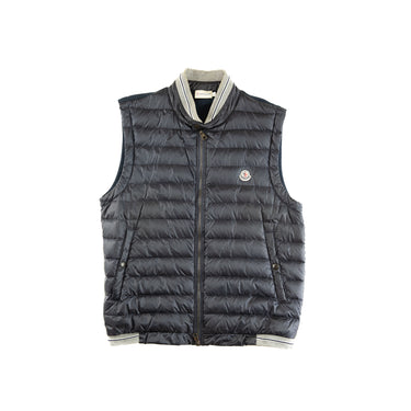 The front of the Moncler Navy Magllia Gilet.