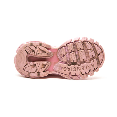 The sole of the Balenciaga Pink Track Trainers.
