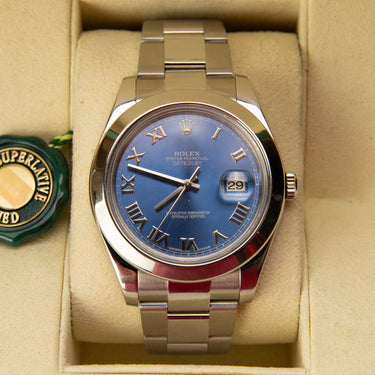 The dial of the Rolex Datejust Roman 41mm Dial 126300 2016.