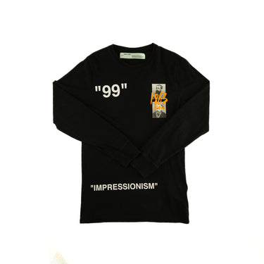 The front of the Off-White Impressionism Long Sleeve T Shirt.