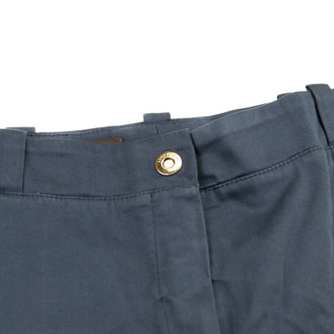 The waistband of the Loro Piana Navy Shorts.
