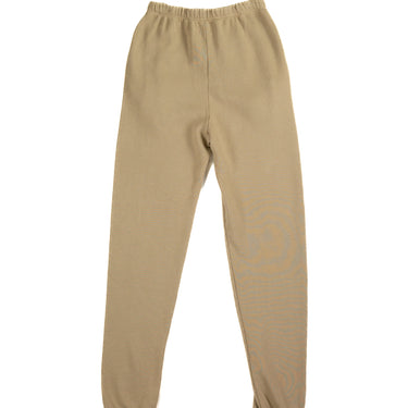 The back of Joah Brown LA Sand Sweatpants in a sand beige color.