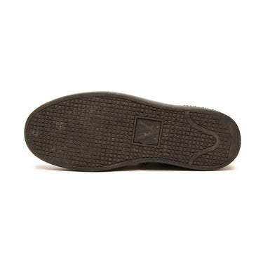 The sole of the Louis Vuitton Frontrow Black Crocodile Embossed Leather Sneakers .