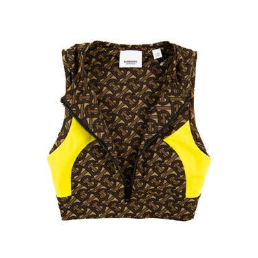 The inside of the Burberry All-Over Monogram Vest.