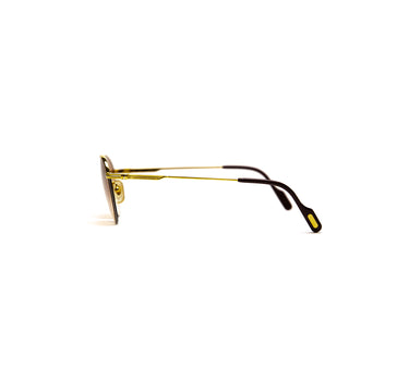 The side of the Cartier Colisee Sunglasses with Custom Oak Gradient Lenses.