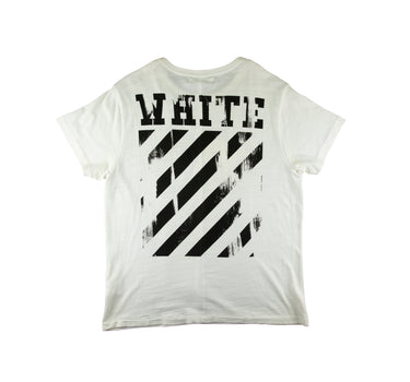 The back of the Off-White Caravaggio White T Shirt.