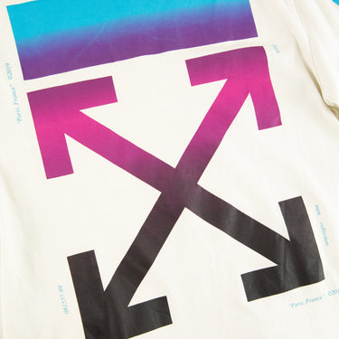 The logo of the Off-White Gradient Arrows White Long Sleeve T Shirt.