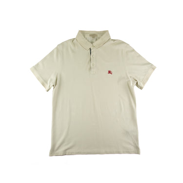 The  of the Burberry Beige Polo Shirt.