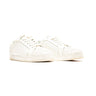 The side of the Christian Louboutin Seavaste 2 Orlato White Flat Trainers.