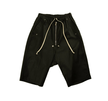 The front of the Rick Owens Bela Bermuda Shorts.