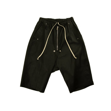 The front of the Rick Owens Bela Bermuda Shorts.