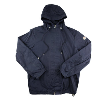 The front of the Moncler Black Windbreaker.