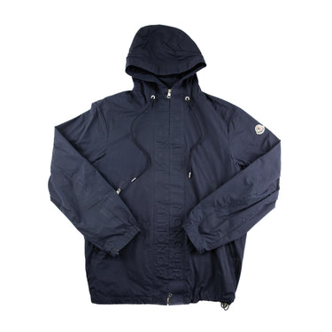 The front of the Moncler Black Windbreaker.