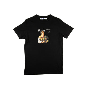The front of the Off-White Caravaggio Boy Black T Shirt.