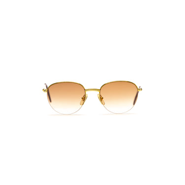The front of the Cartier Colisee Sunglasses with Custom Oak Gradient Lenses.