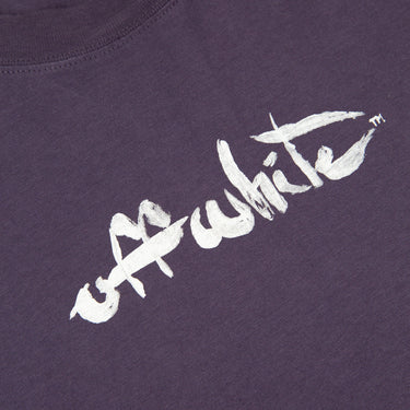 The logo of the Off-White Paint Arrows Purple T Shirt.
