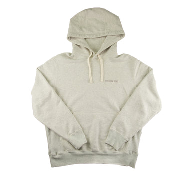 The front of the Aimé Leon Dore Tonal Logo Oatmeal Hoodie.