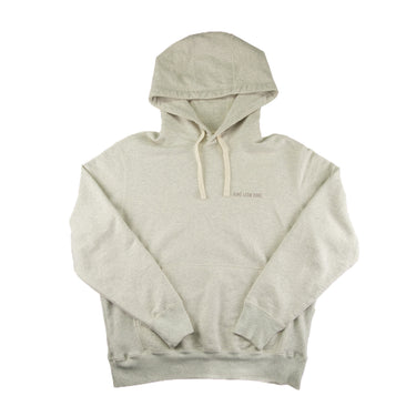 The front of the Aimé Leon Dore Tonal Logo Oatmeal Hoodie.
