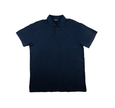 The front of the Balenciaga Est. 1917 Navy Polo Shirt.