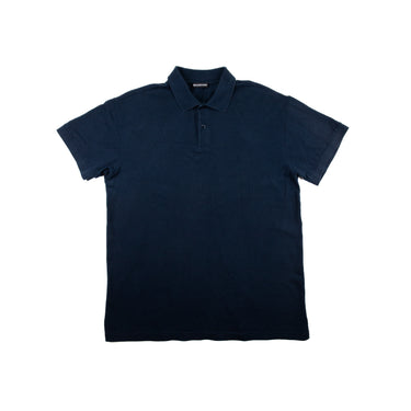 The front of the Balenciaga Est. 1917 Navy Polo Shirt.
