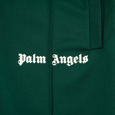 The logo of the Palm Angels Pine Green Sweatpants.