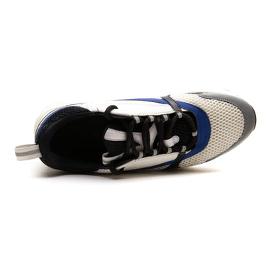The top of the Dior B22 Blue White Grey Trainers.