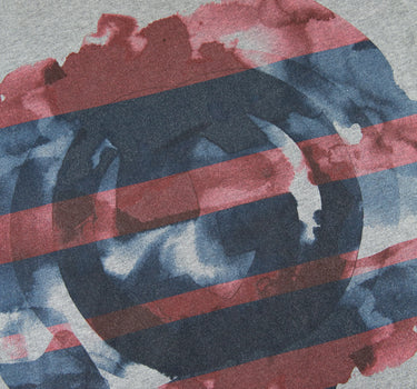 The logo of the Gucci Watercolour Logo Grey T Shirt.