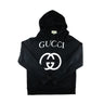 The front of the Gucci Interlocking GG Black Hoodie.