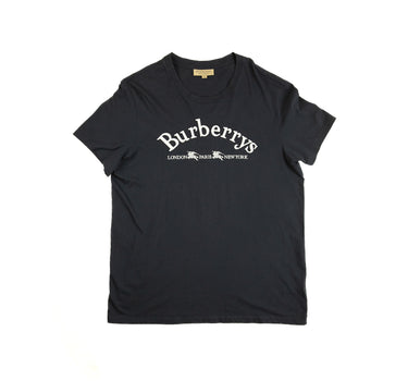 The front of the Burberry Archive Black T-Shirt.
