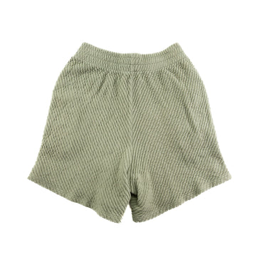 The back of the Represent Ottoman Green Shorts.