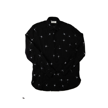 The  of the Saint Laurent Sz40 2018 X Marks Gabardine Shirt.