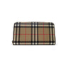The front of the Burberry Check Zip Wallet.