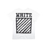 The back of the Off-White Brush Diagonal White T Shirt.
