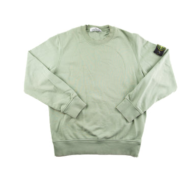 The front of the Stone Island Sage Crew Neck Sweater.