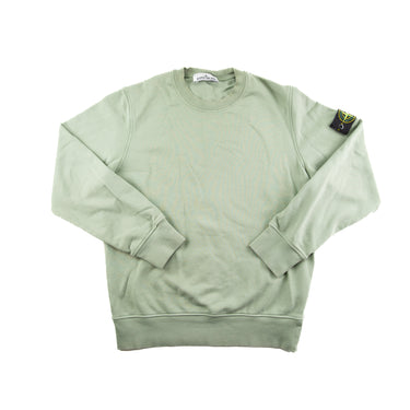 The front of the Stone Island Sage Crew Neck Sweater.