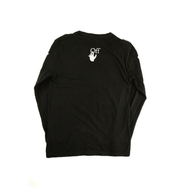 The back of the Off-White Caravaggio Black Long Sleeve T-Shirt.