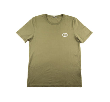 The front of the Dior CD Icon Khaki T-Shirt.