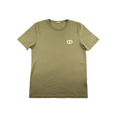 The front of the Dior CD Icon Khaki T-Shirt.