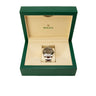 The watch inside the box of the Rolex Datejust 41mm 126300 2022.