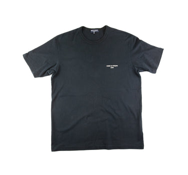 The front of the Comme Des Garçons Homme Black T Shirt.
