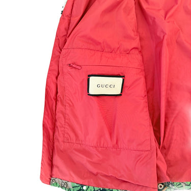 The label of the Gucci Bengal Tiger Windbreaker.