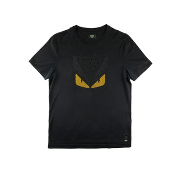 The front of the Fendi Crystal Monster Eyes T Shirt.