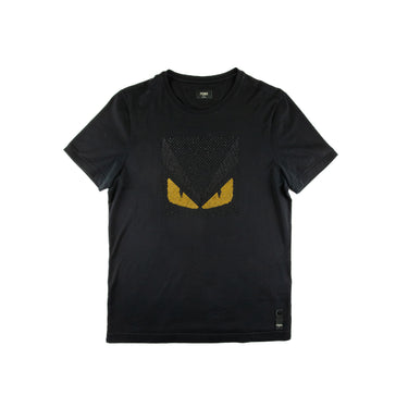 The front of the Fendi Crystal Monster Eyes T Shirt.