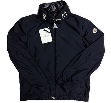 The front of the Moncler Beid Navy Jacket.